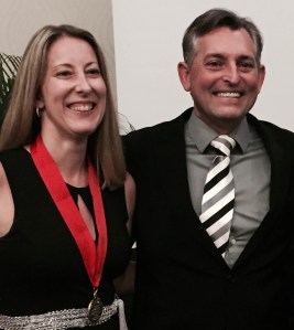 C.K. with Florida Authors and Publishers Association (FAPA) President, Mark Wayne Adams.